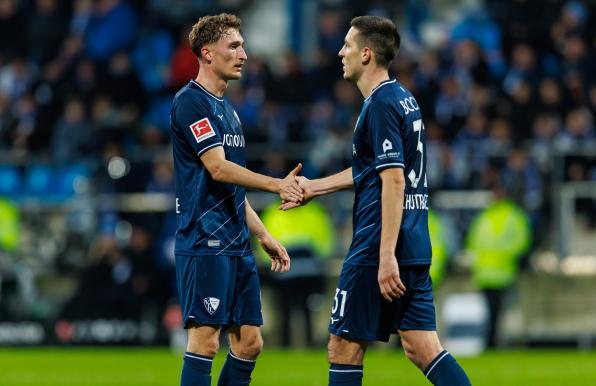 Patrick Osterhage und Keven Schlotterbeck freuen sich auf die Mammutaufgabe gegen die Bayern.