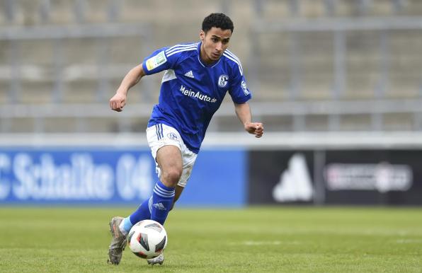 Marouane Balouk trainierte am Dienstag bei den Schalke-Profis.