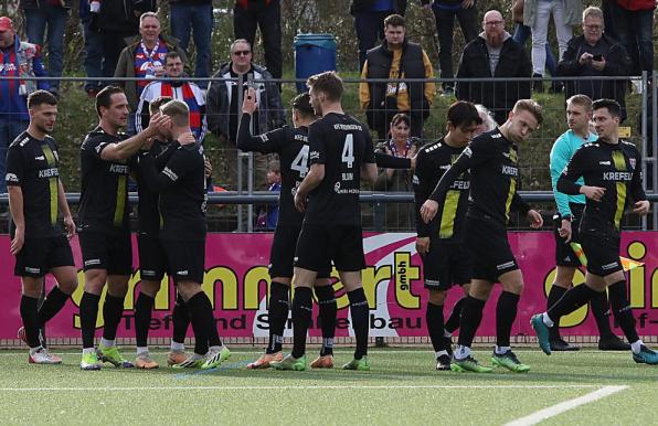 Vier Treffer konnte der KFC Uerdingen im Verfolgerduell feiern.