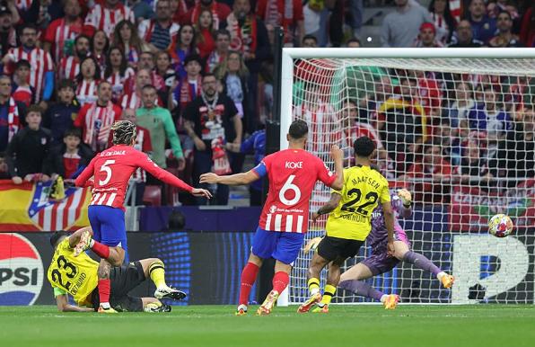Champions League: 1:2 bei Atlético - Haller rettet BVB-Hoffnungen aufs Halbfinale