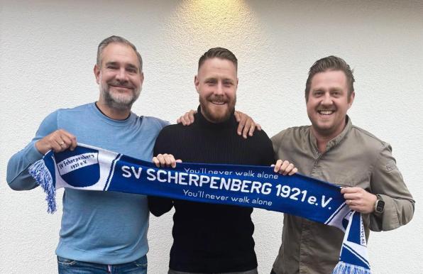 Von links: Sportchef Sven Schützek, Trainer Rene Lewejohann, Geschäftsführer Sven Nöthel.