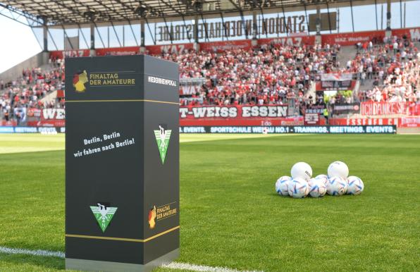 Rot-Weiss Essen gegen Rot-Weiß Oberhausen: Nur der Sieger darf vom DFB-Pokalfinale 2025 in Berlin träumen.