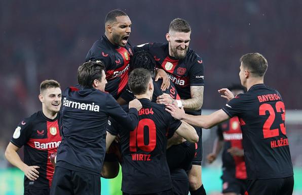 Deutscher Meister und DFB-Pokal-Sieger sowie Europa-League-Vize der Saison 2023/2024: Bayer Leverkusen!